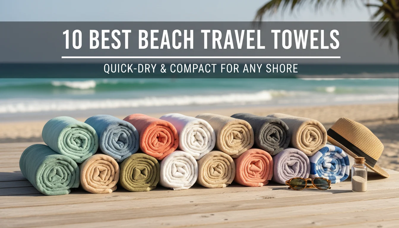 10 Best Beach Travel Towels: Quick-Dry & Compact for Any Shore