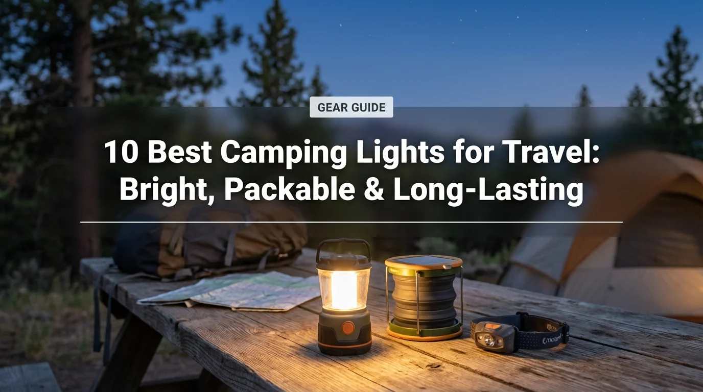 10 Best Camping Lights for Travel: Bright, Packable & Long-Lasting