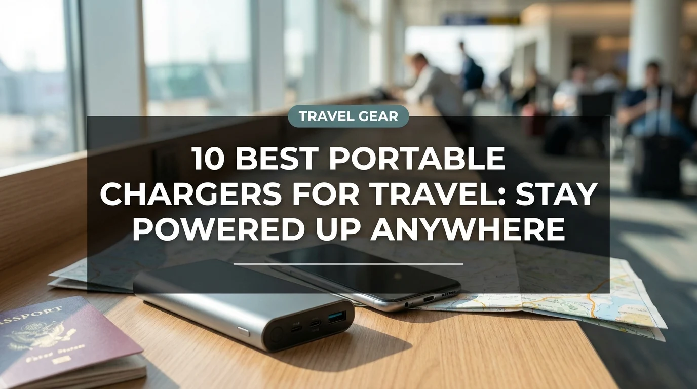 10 Best Portable Chargers for Travel: Stay Powered Up Anywhere