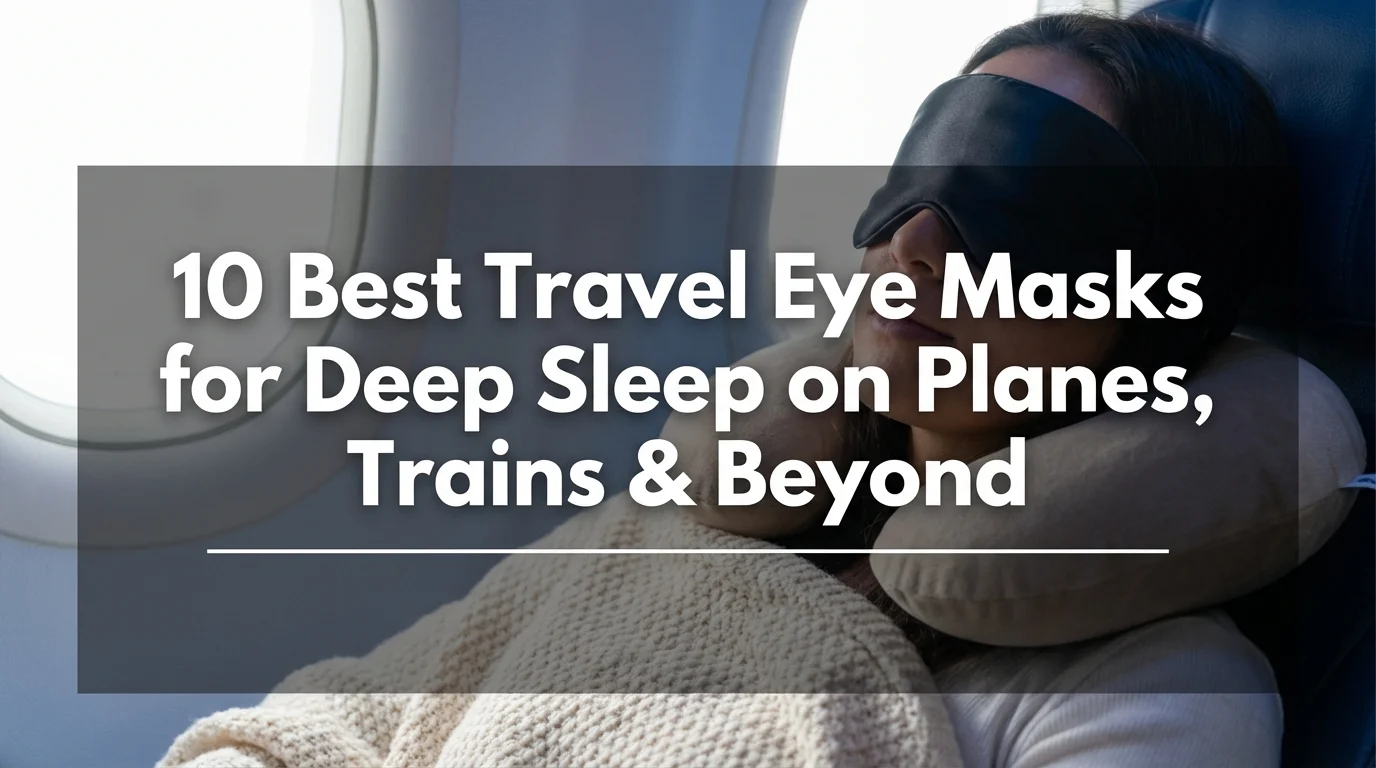 10 Best Travel Eye Masks for Deep Sleep on Planes, Trains & Beyond