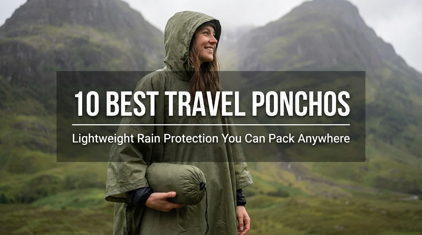 10 Best Travel Ponchos: Lightweight Rain Protection You Can Pack Anywhere