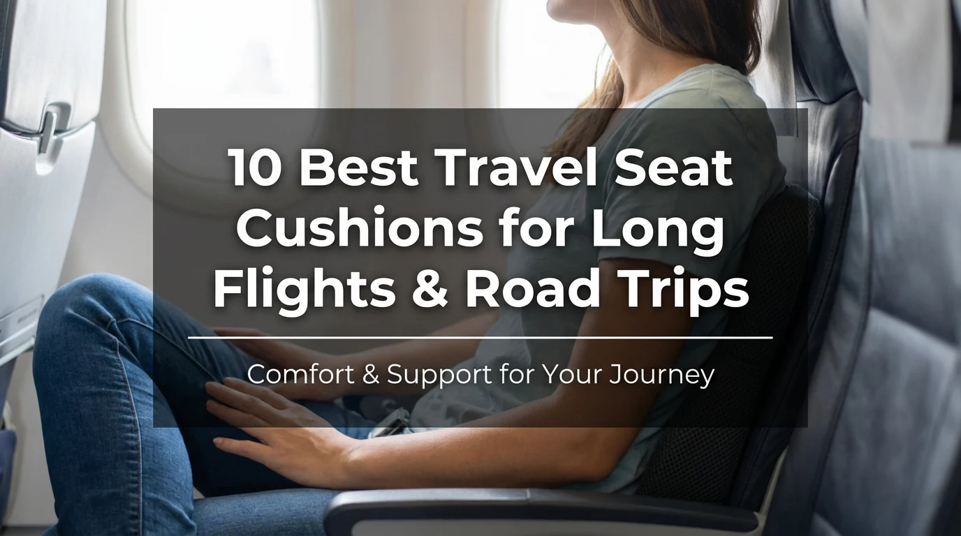 10 Best Travel Seat Cushions for Long Flights & Road Trips