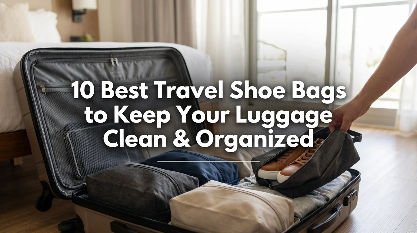 10 Best Travel Shoe Bags to Keep Your Luggage Clean & Organized