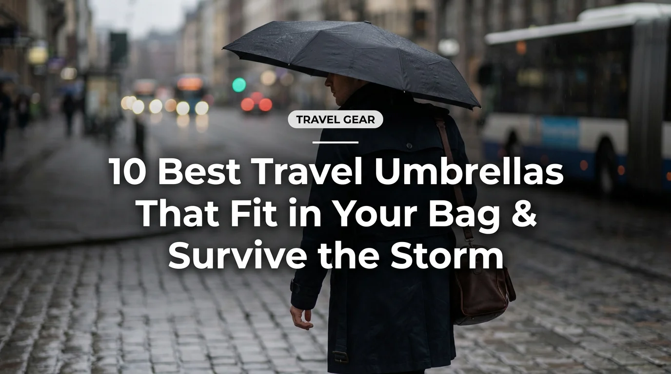 10 Best Travel Umbrellas That Fit in Your Bag & Survive the Storm