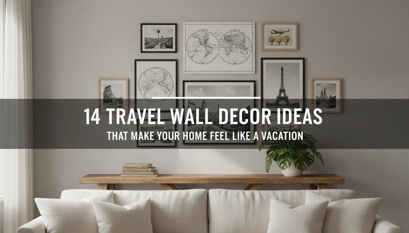 14 Travel Wall Decor Ideas That Make Your Home Feel Like a Vacation