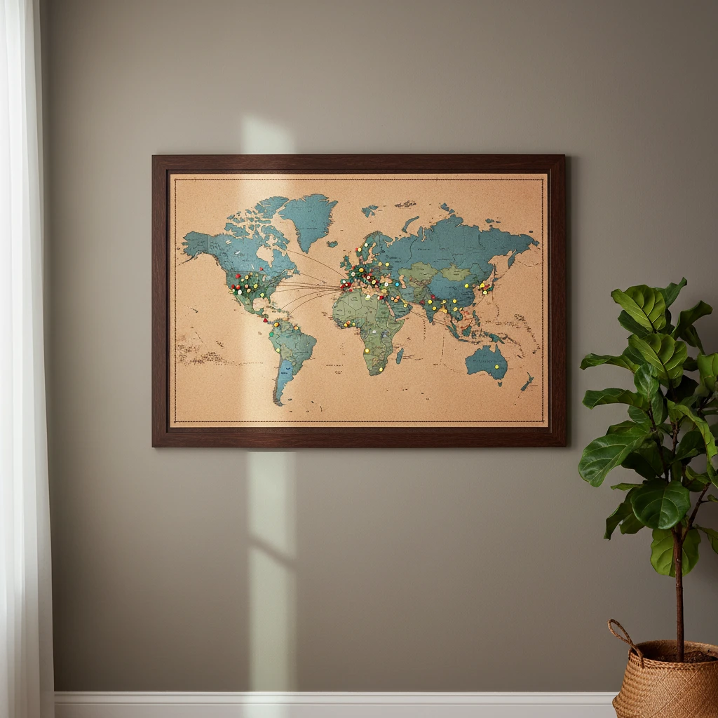 14 Travel Wall Decor Ideas That Make Your Home Feel Like a Vacation - image 1
