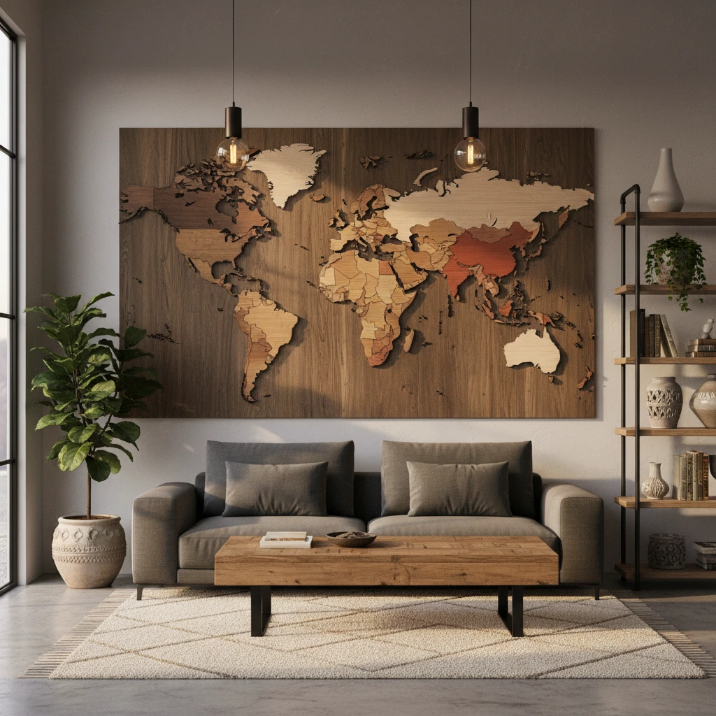 14 Travel Wall Decor Ideas That Make Your Home Feel Like a Vacation - image 11