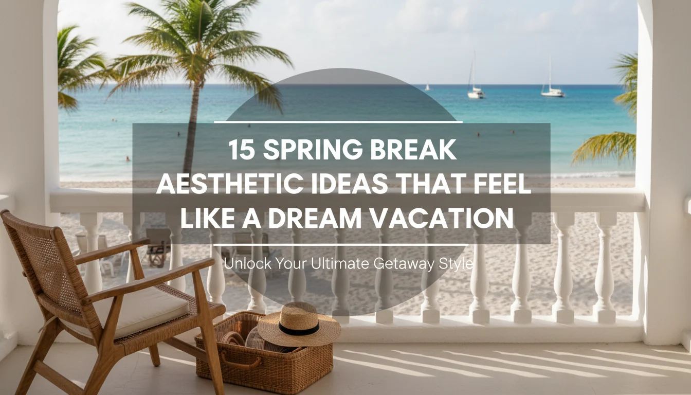 15 Spring Break Aesthetic Ideas That Feel Like a Dream Vacation