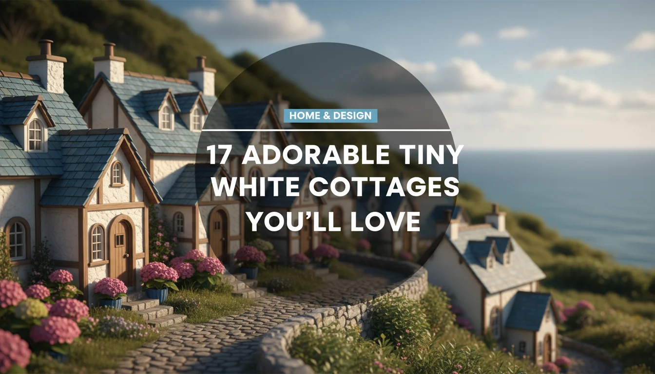 17 Adorable Tiny White Cottages You’ll Love