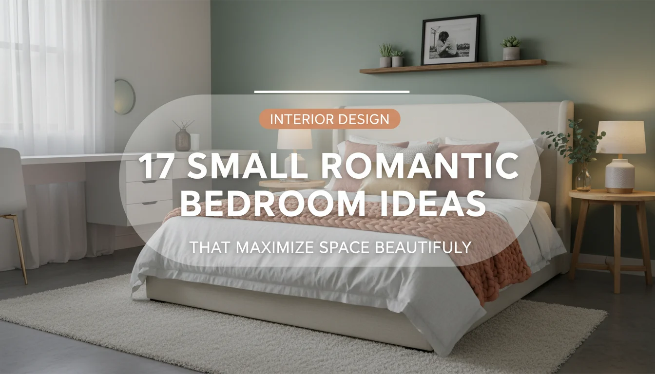 17 Small Romantic Bedroom Ideas That Maximize Space Beautifully