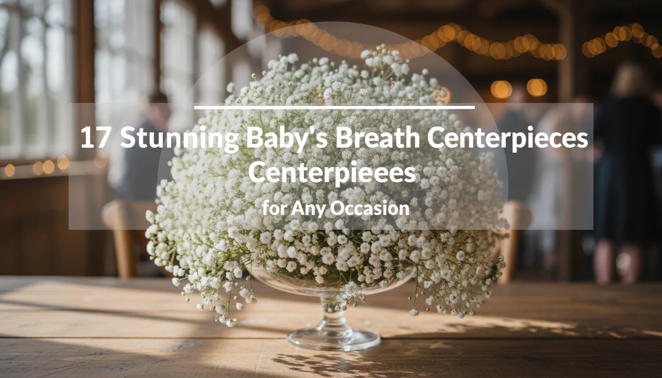 17 Stunning Baby’s Breath Centerpieces for Any Occasion