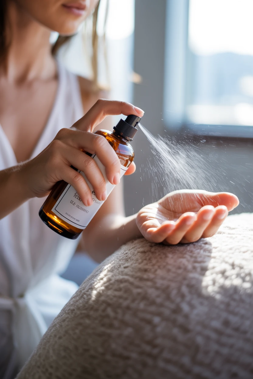 Use a Hint of Aromatic Pillow Mist