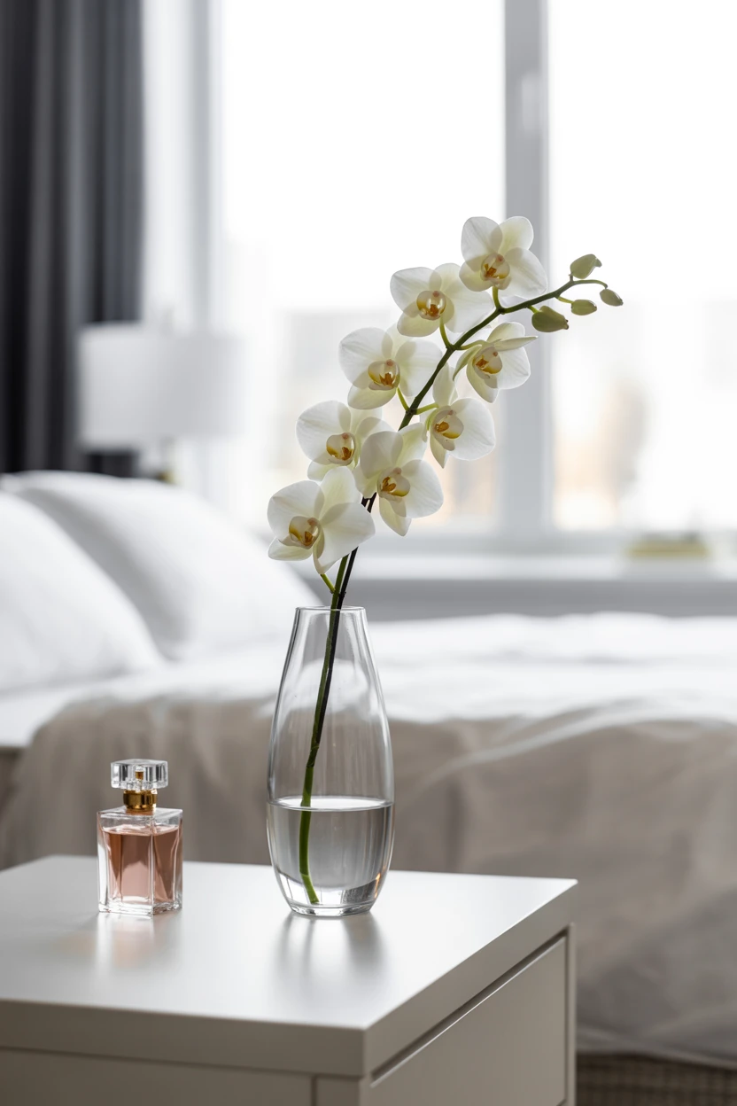 Add a Single, Elegant Flower Vase