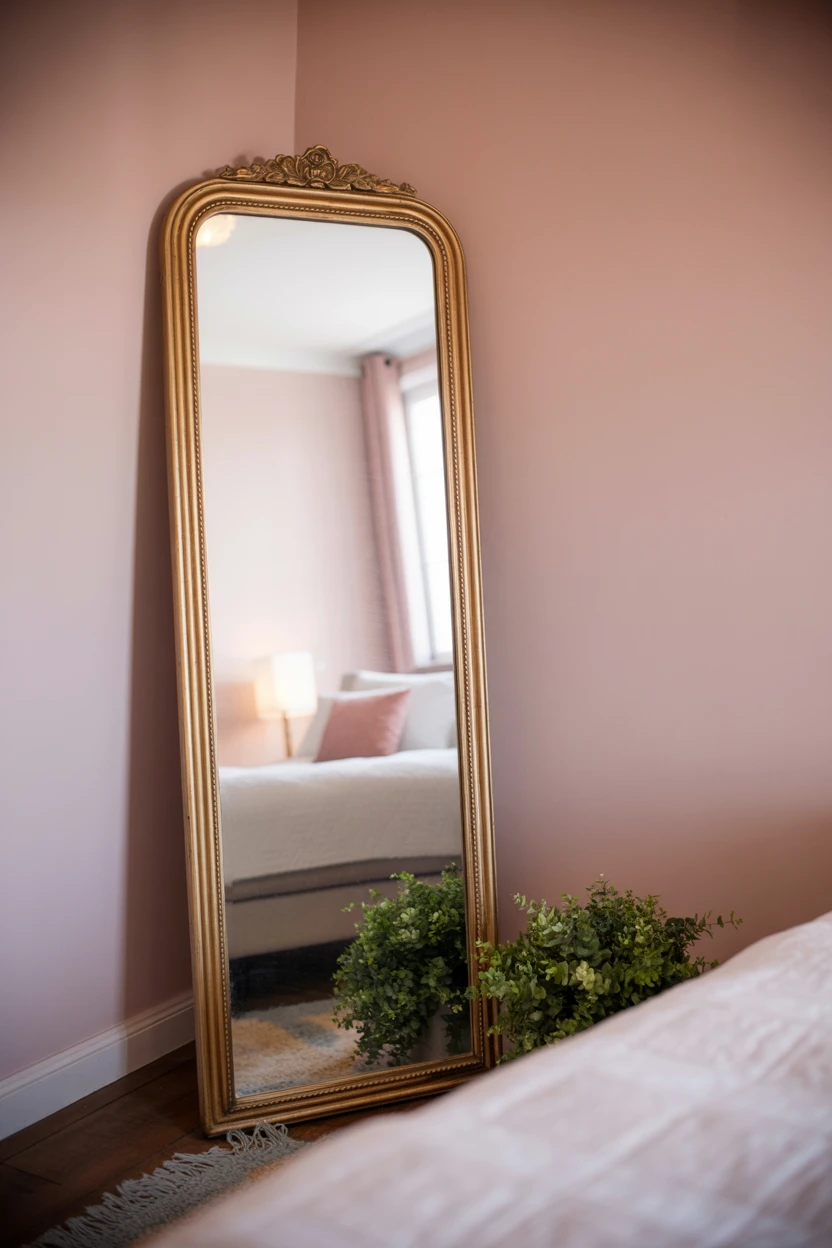 Bring in a Full-Length Mirror with an Ornate Frame