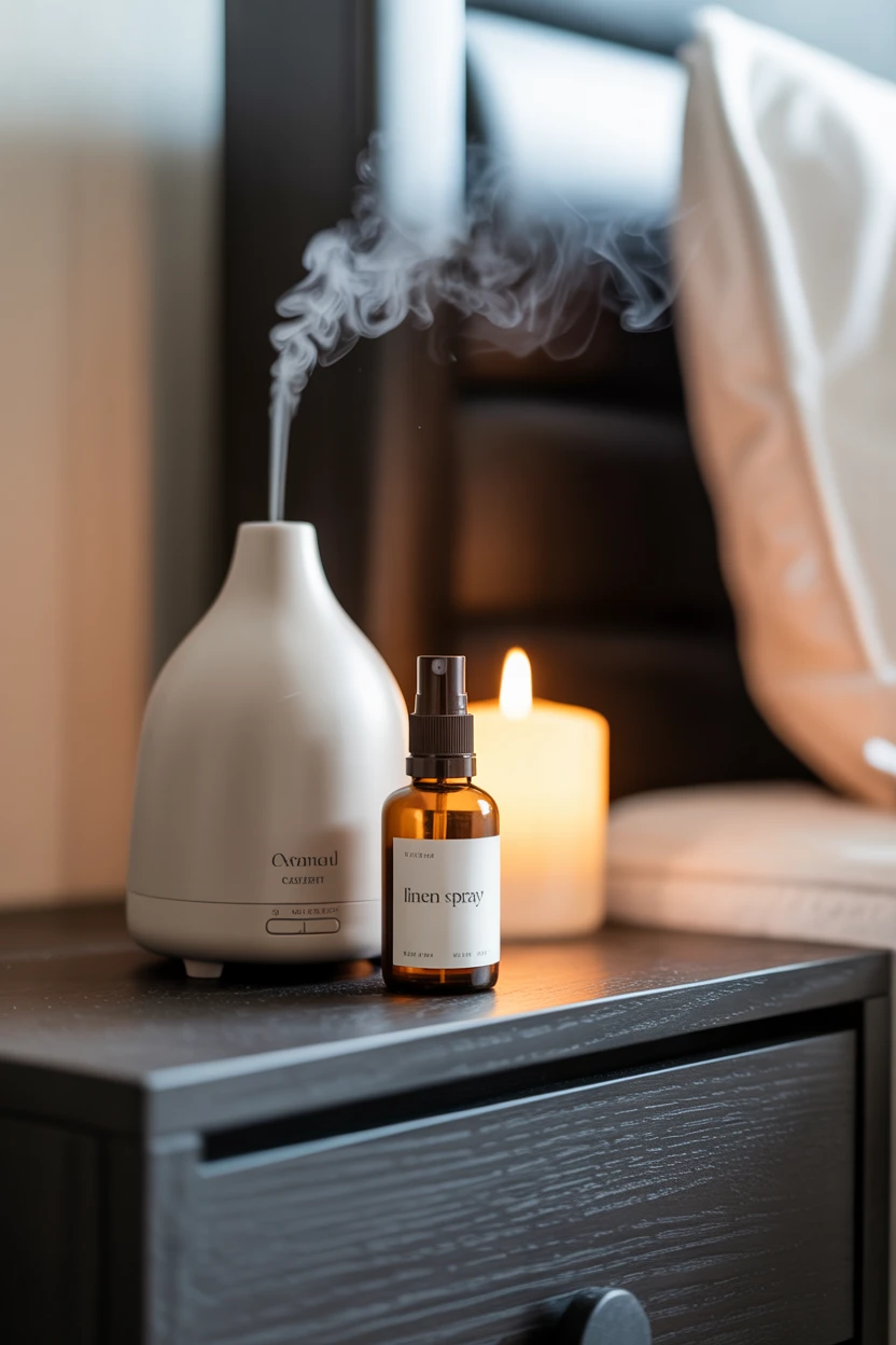 Layer Scents with a Diffuser and Linen Spray