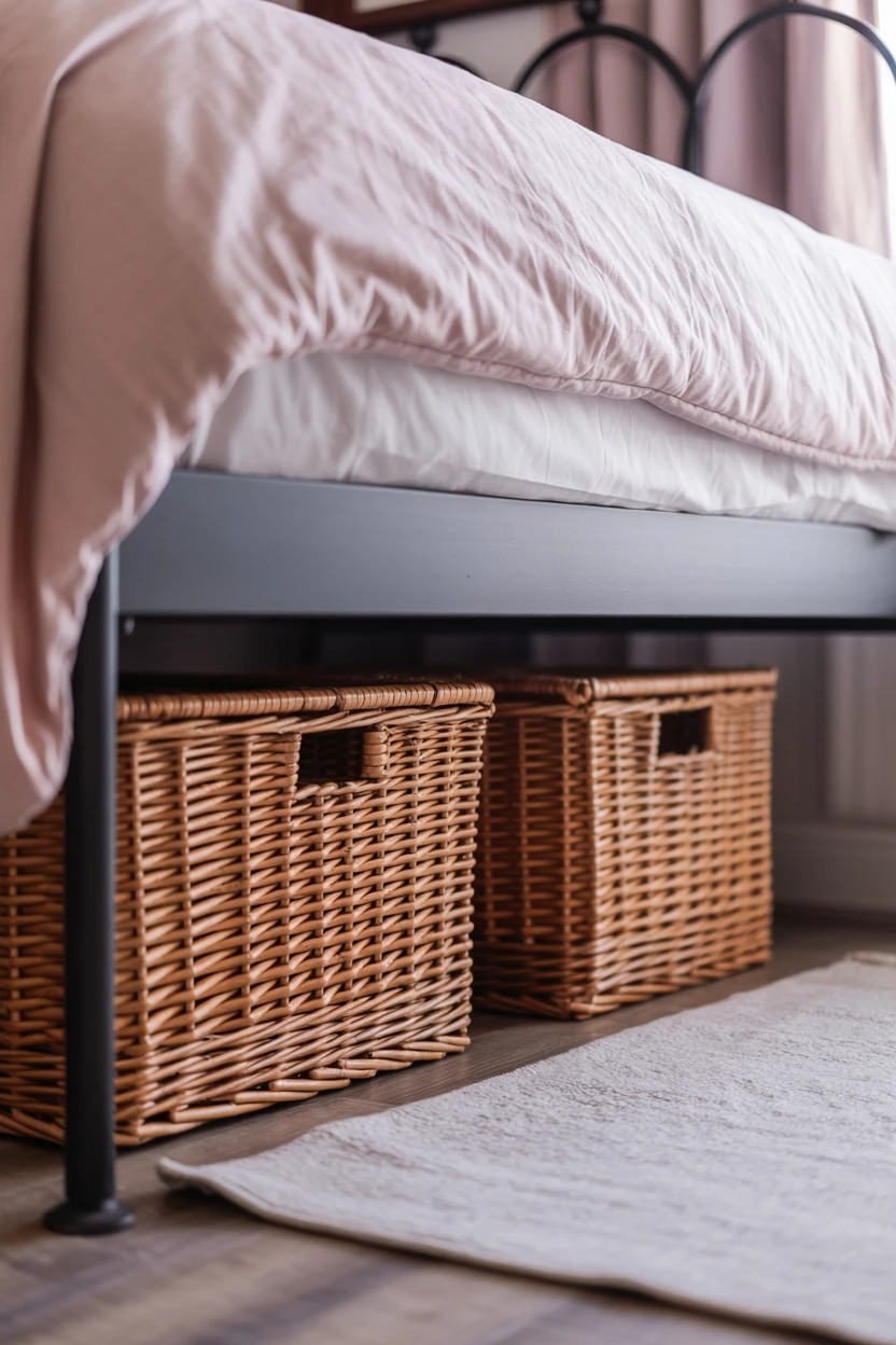 Use Elegant Under-Bed Storage