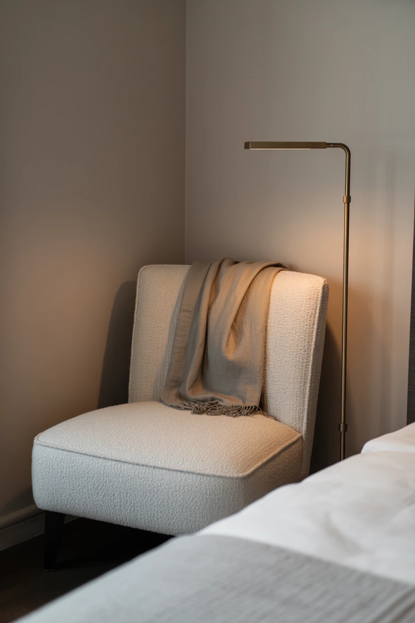 Add a Single, Small-Scale Accent Chair