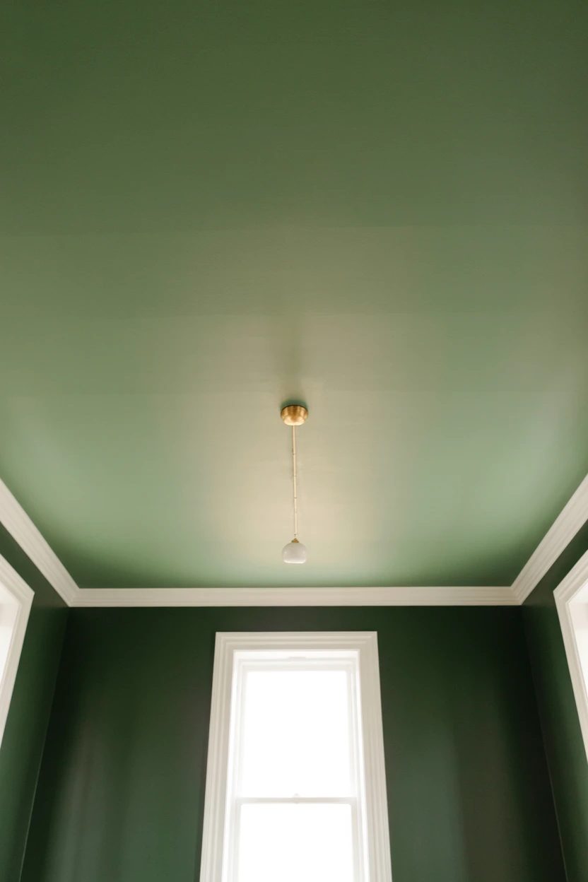 Paint the Ceiling a Lighter, Complementary Shade