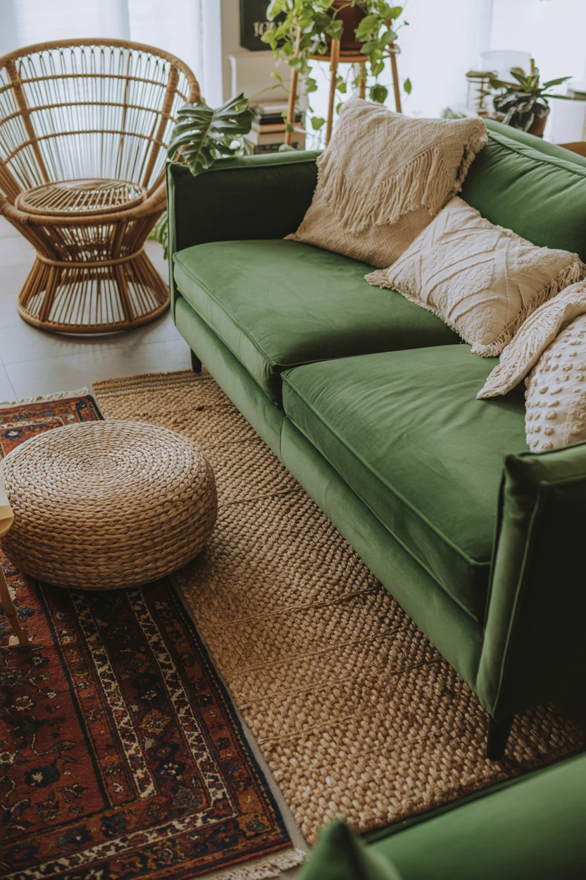 Embrace a Boho Vibe With Rattan and Woven Textures