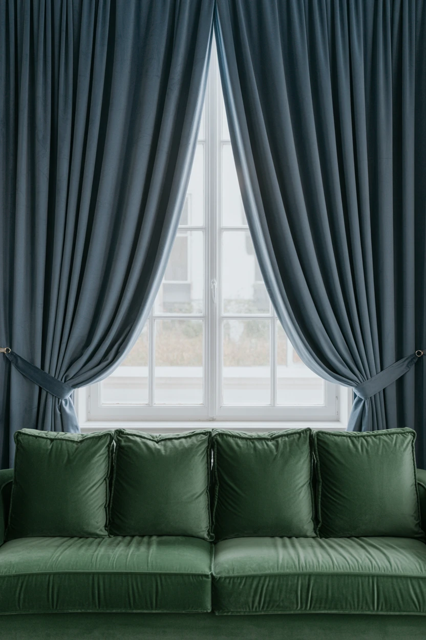 Frame It With Dramatic, Floor-to-Ceiling Curtains