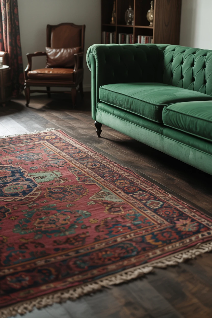 Layer a Vintage Persian Rug for Timeless Character