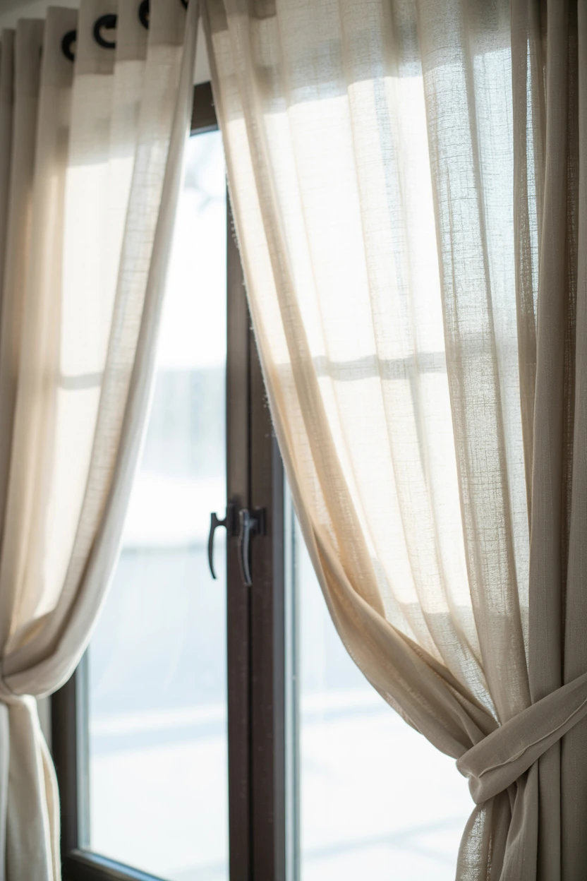 Sheer Linen Curtains