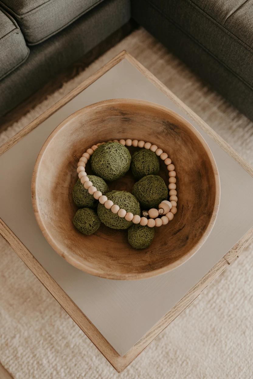 A Vintage-Inspired Wooden Dough Bowl