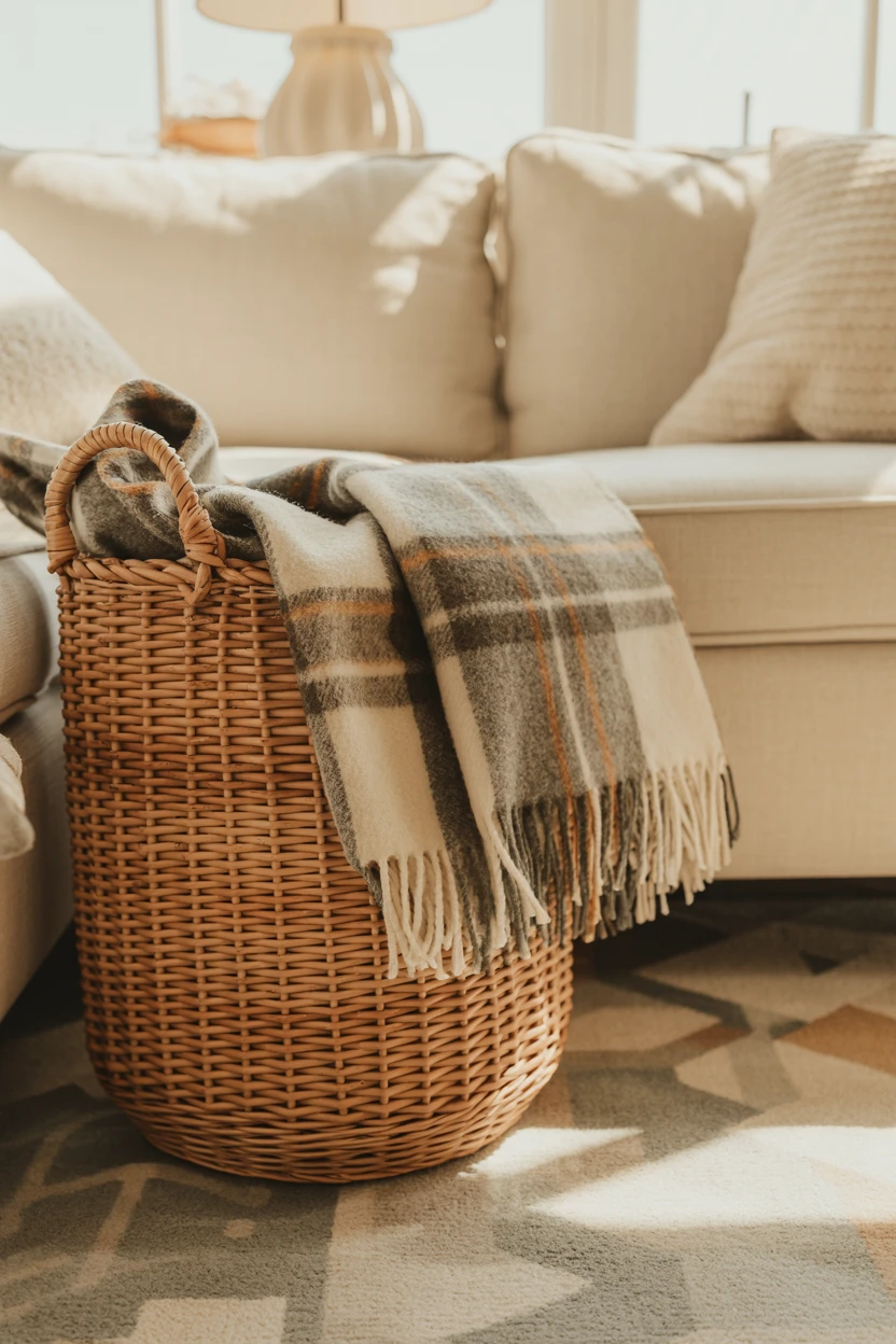 A Woven Storage Basket