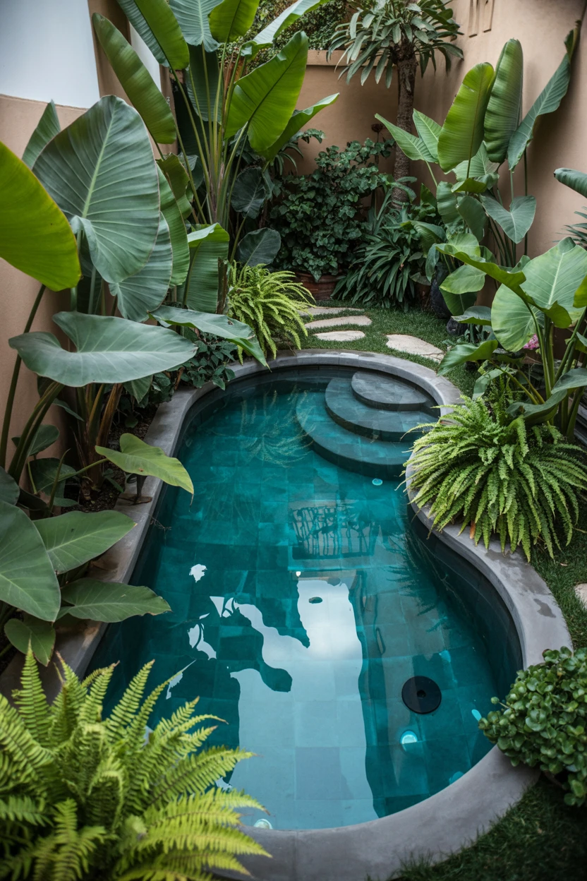 Create a Lush Tropical Oasis with Layered Greenery