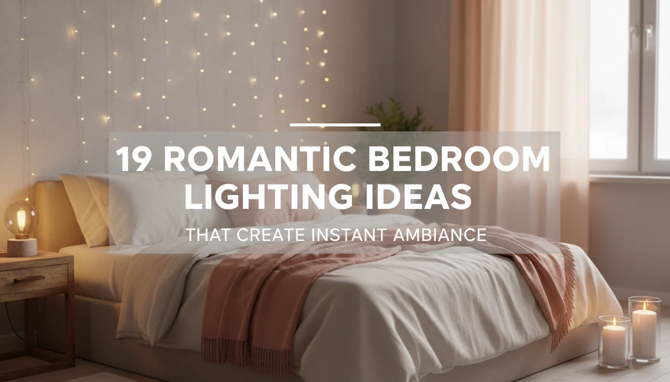 19 Romantic Bedroom Lighting Ideas That Create Instant Ambiance