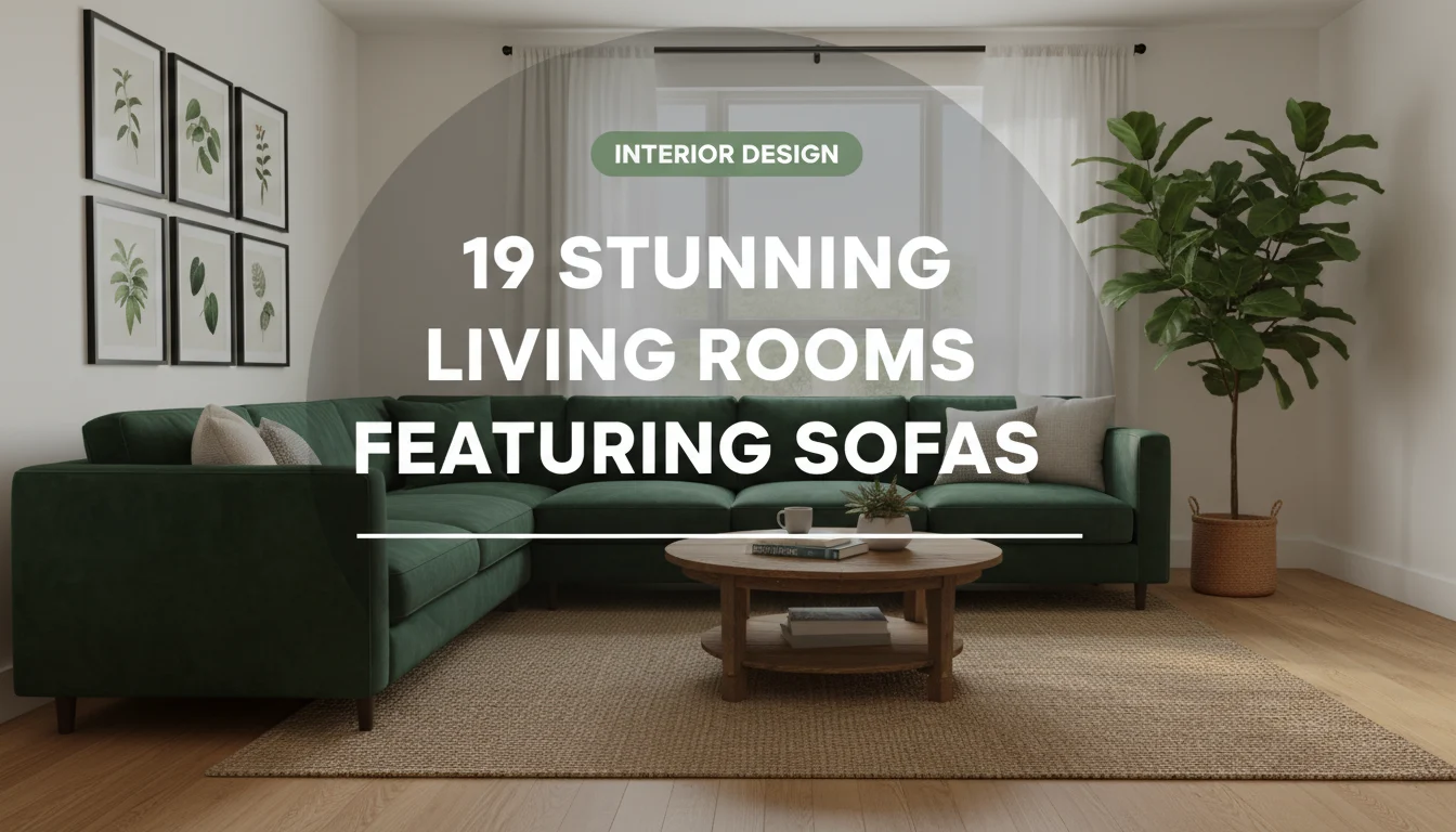19 Stunning Living Rooms Featuring Green Sofas