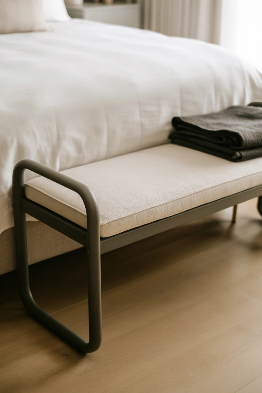 A Bench at the Foot of the Bed