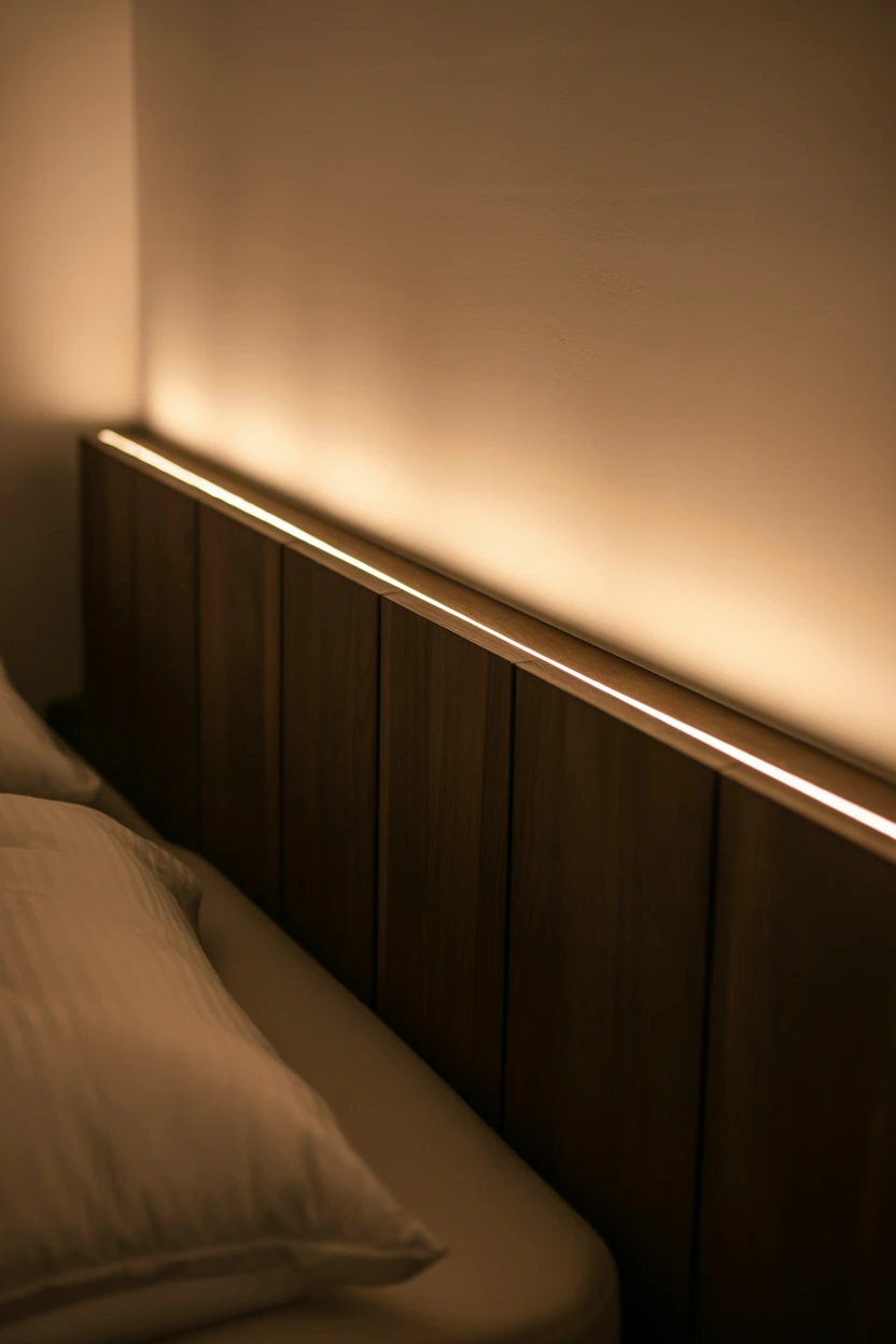 Integrated Headboard Lighting