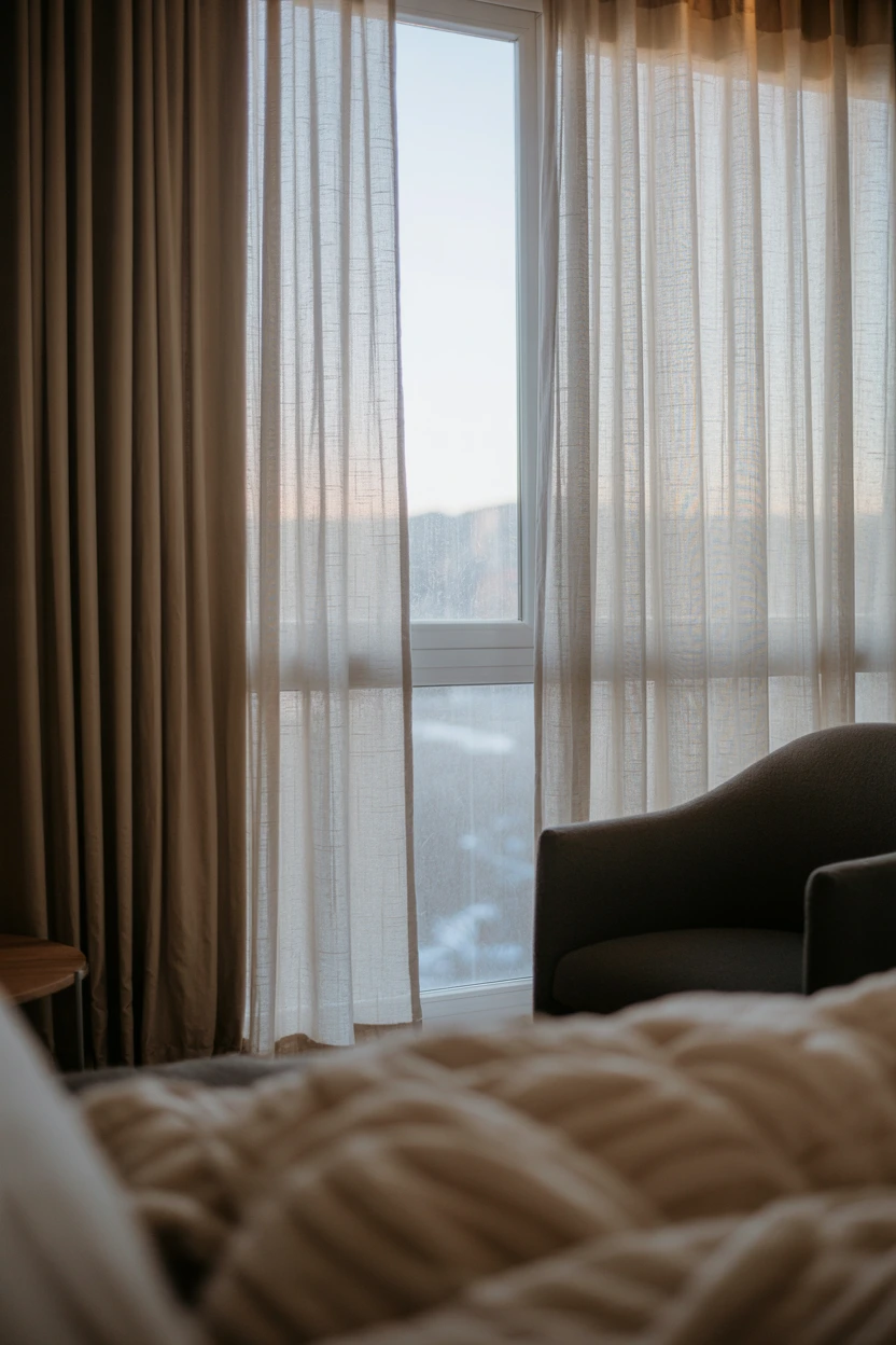 Sheer Curtains for Diffused Light