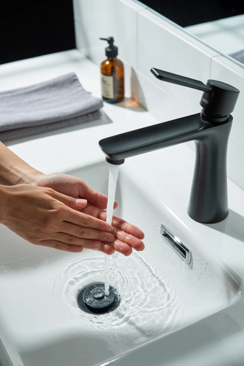 Swap Out the Faucet for a Modern Matte Black Finish