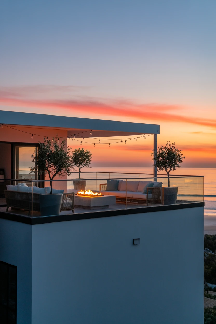 A Rooftop Terrace for Sunset Views