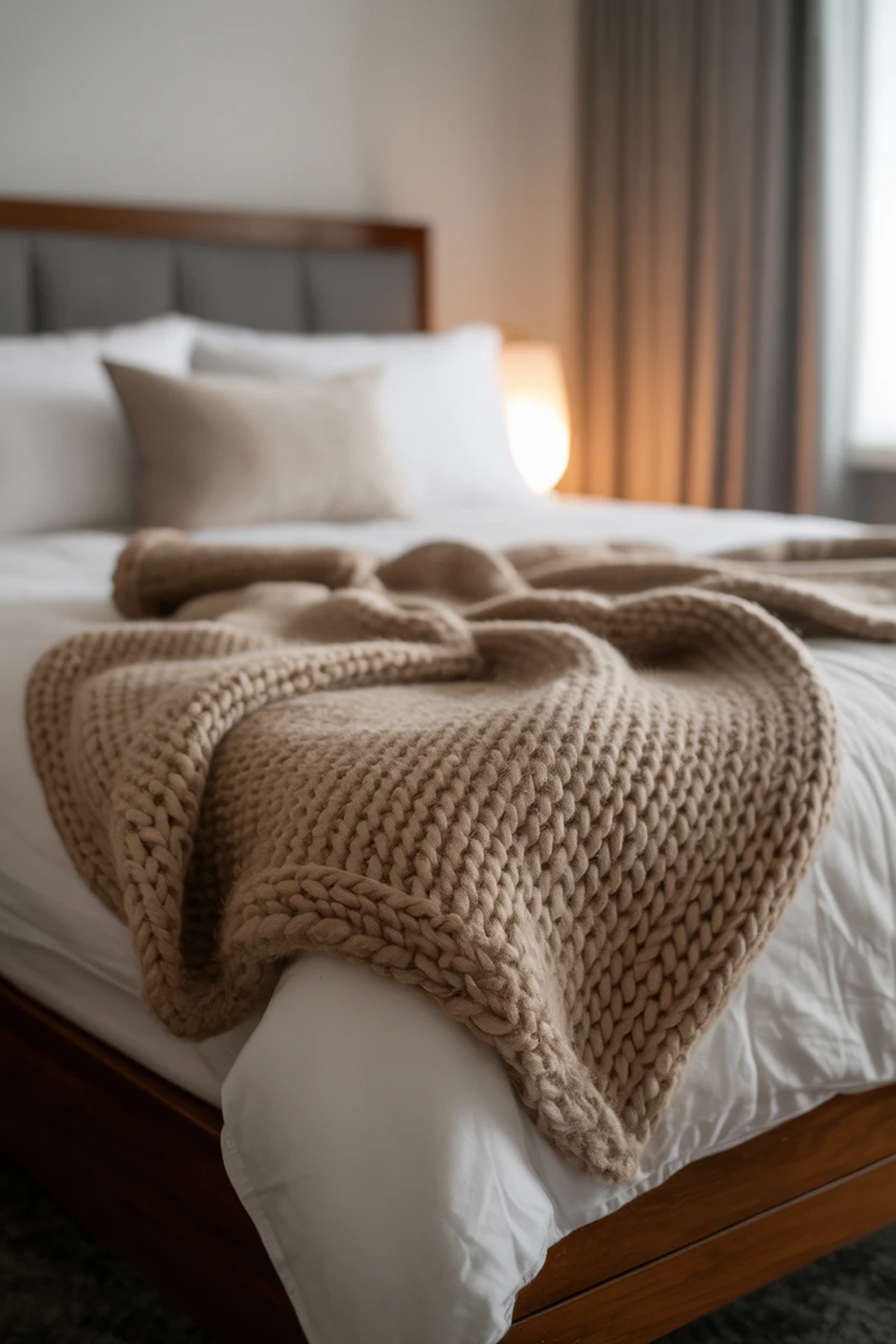 Drape a Sumptuous Throw Blanket