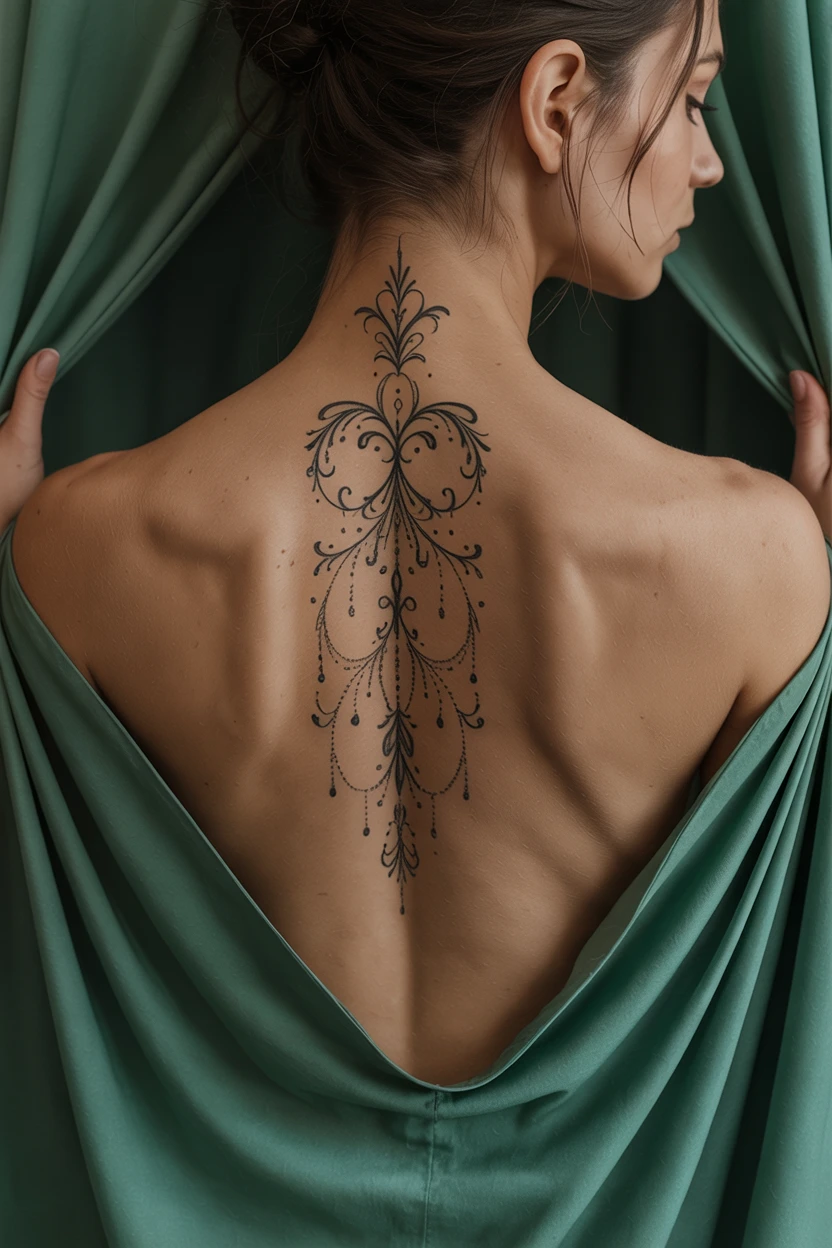 Ornamental Vine and Jewel Work