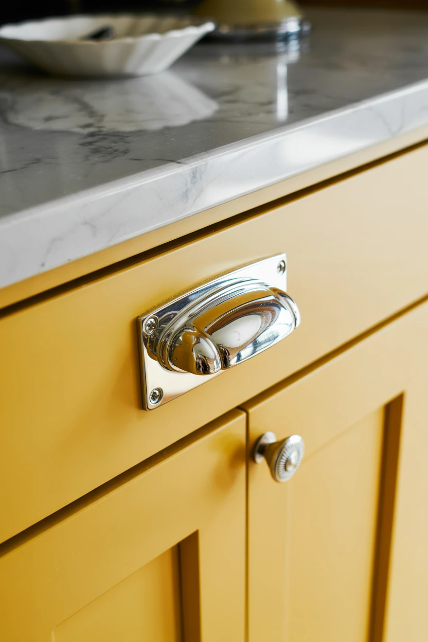 Opt for a Classic, Cool Touch with Polished Nickel Hardware