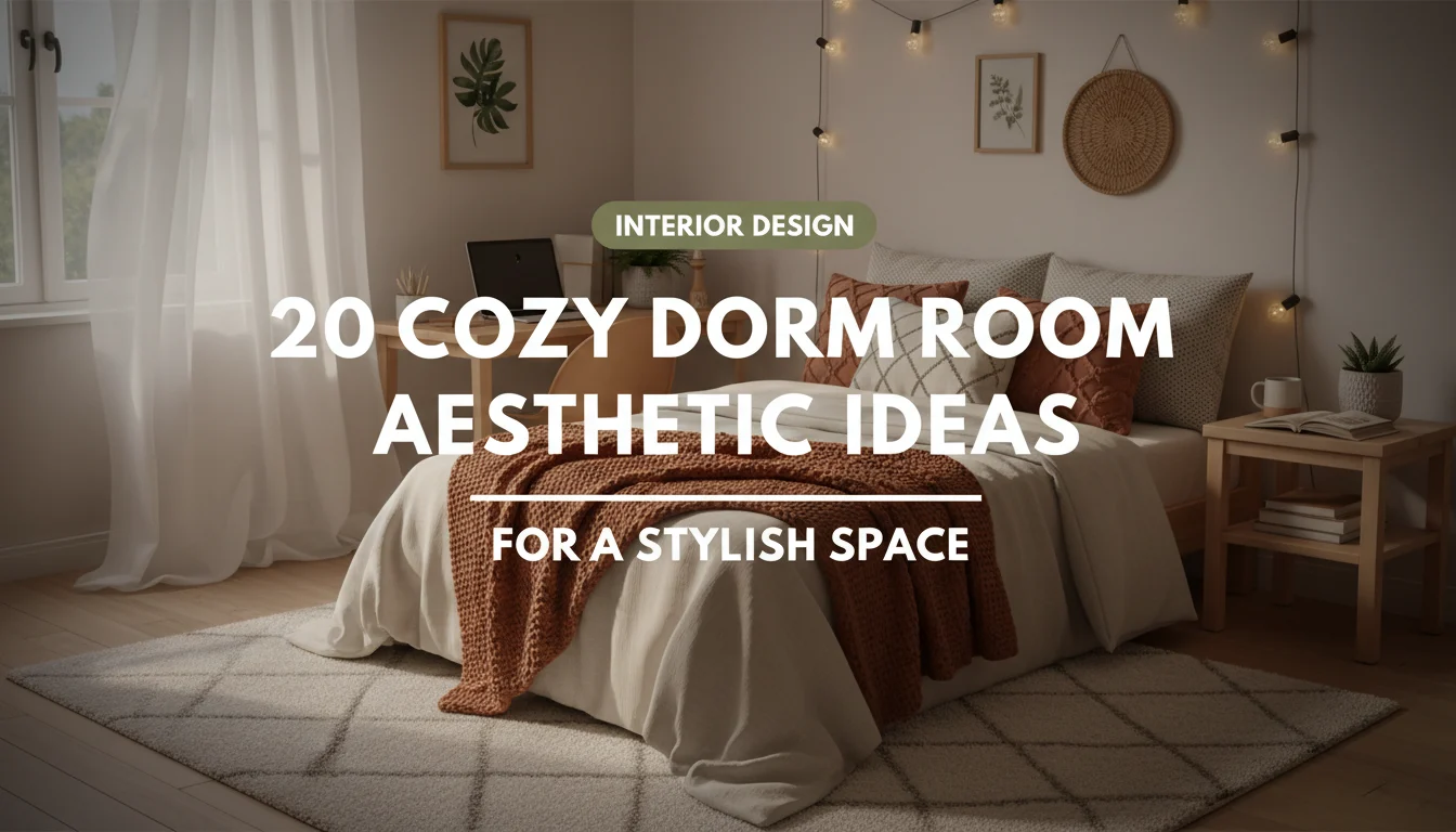 20 Cozy Dorm Room Aesthetic Ideas for a Stylish Space