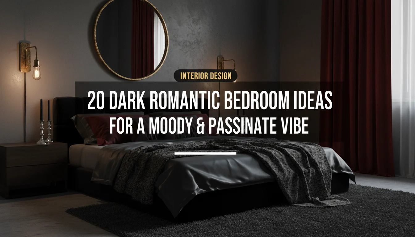 20 Dark Romantic Bedroom Ideas for a Moody & Passionate Vibe