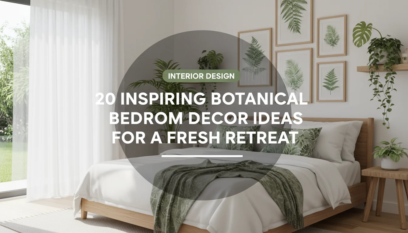 20 Inspiring Botanical Bedroom Decor Ideas for a Fresh Retreat