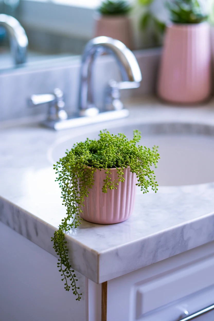Add a Small Plant in a Cute Ceramic Pot