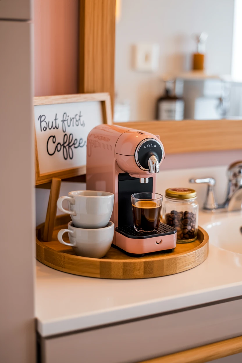 Create a Cute Coffee Station for Your Morning Routine
