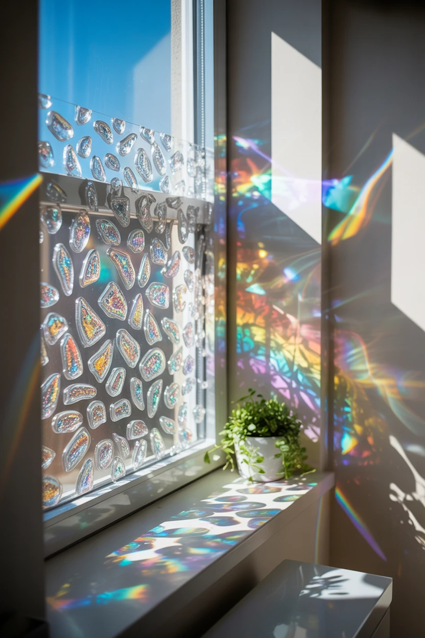 Adorn Windows with Stained Glass Suncatcher Film