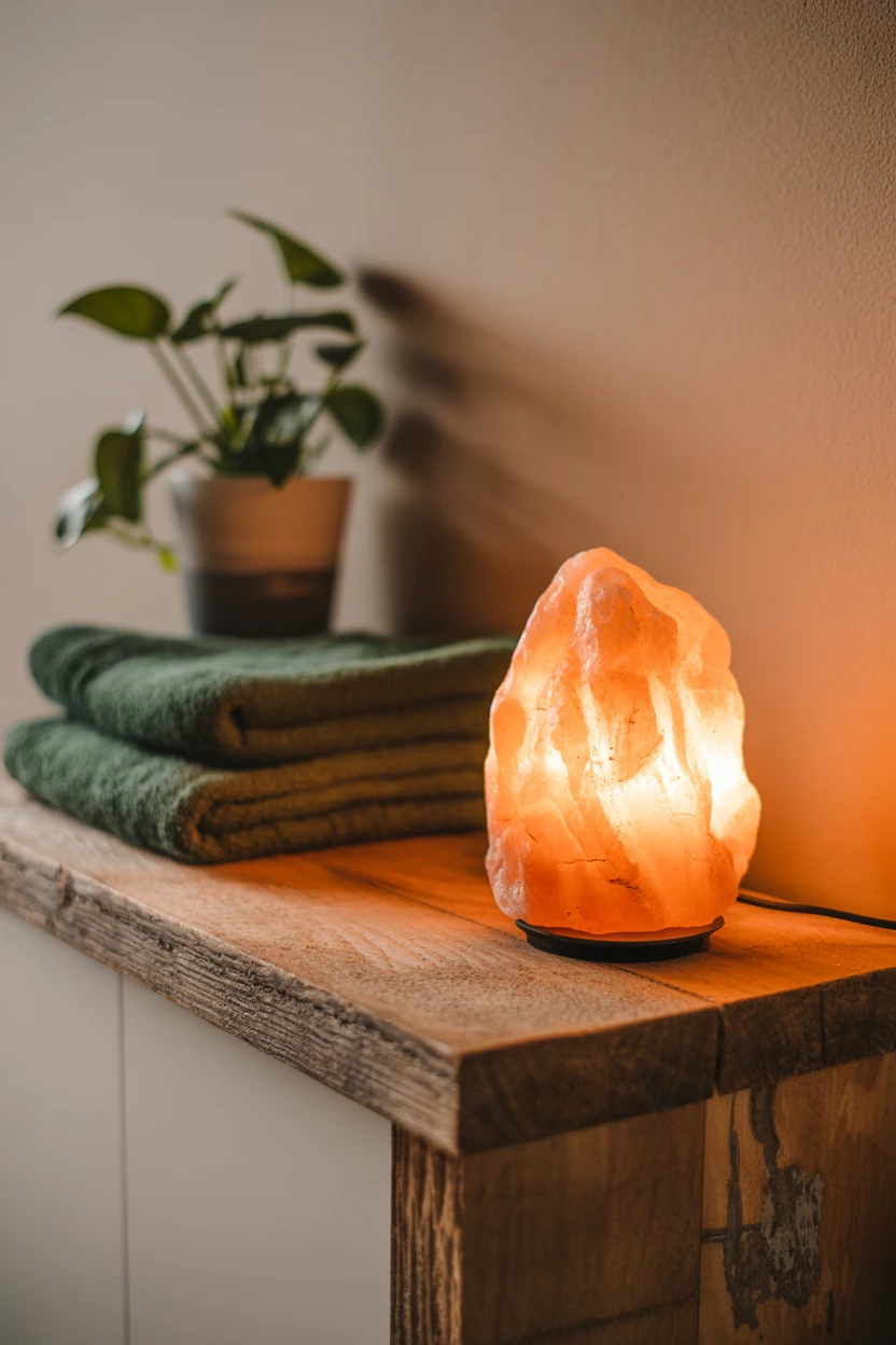 Create a Warm Glow with a Himalayan Salt Lamp