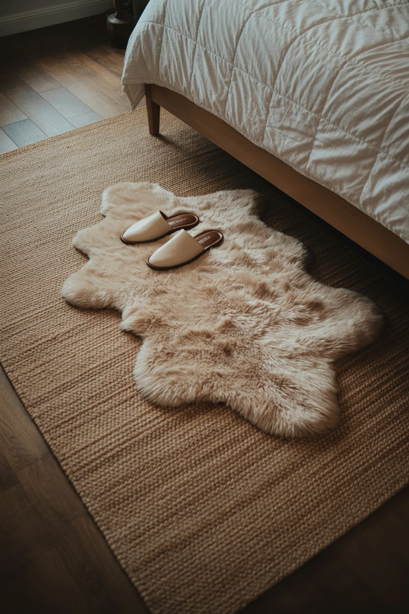 Layer Rugs for Texture and Warmth