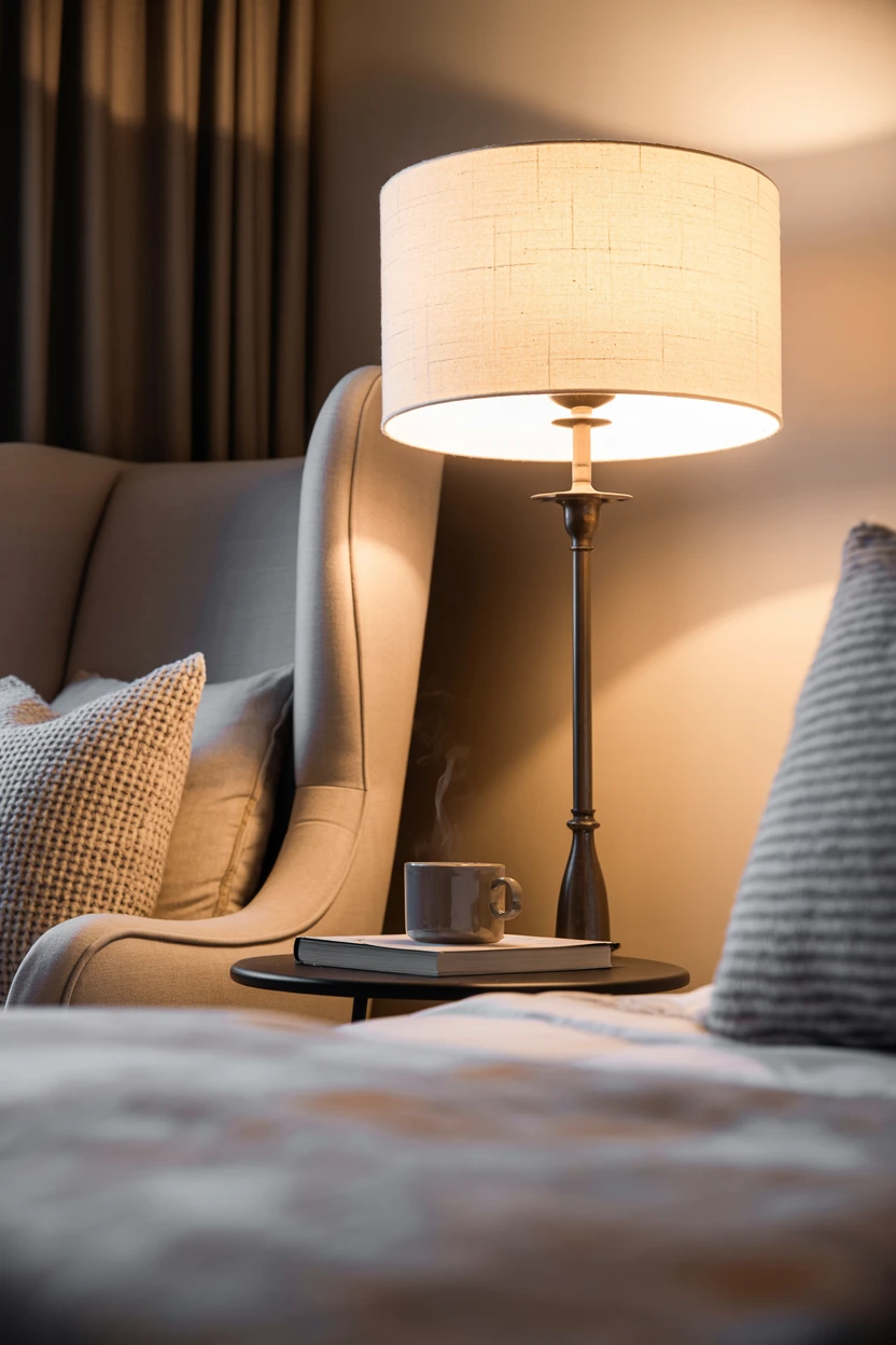 Add a Floor Lamp to a Cozy Corner