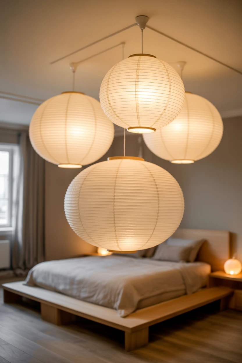 Use Paper Lanterns for a Soft, Diffused Glow