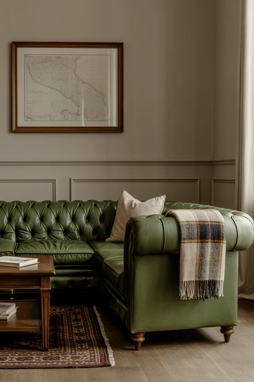 Style a Hunter Green Leather Chesterfield for a Timeless Look
